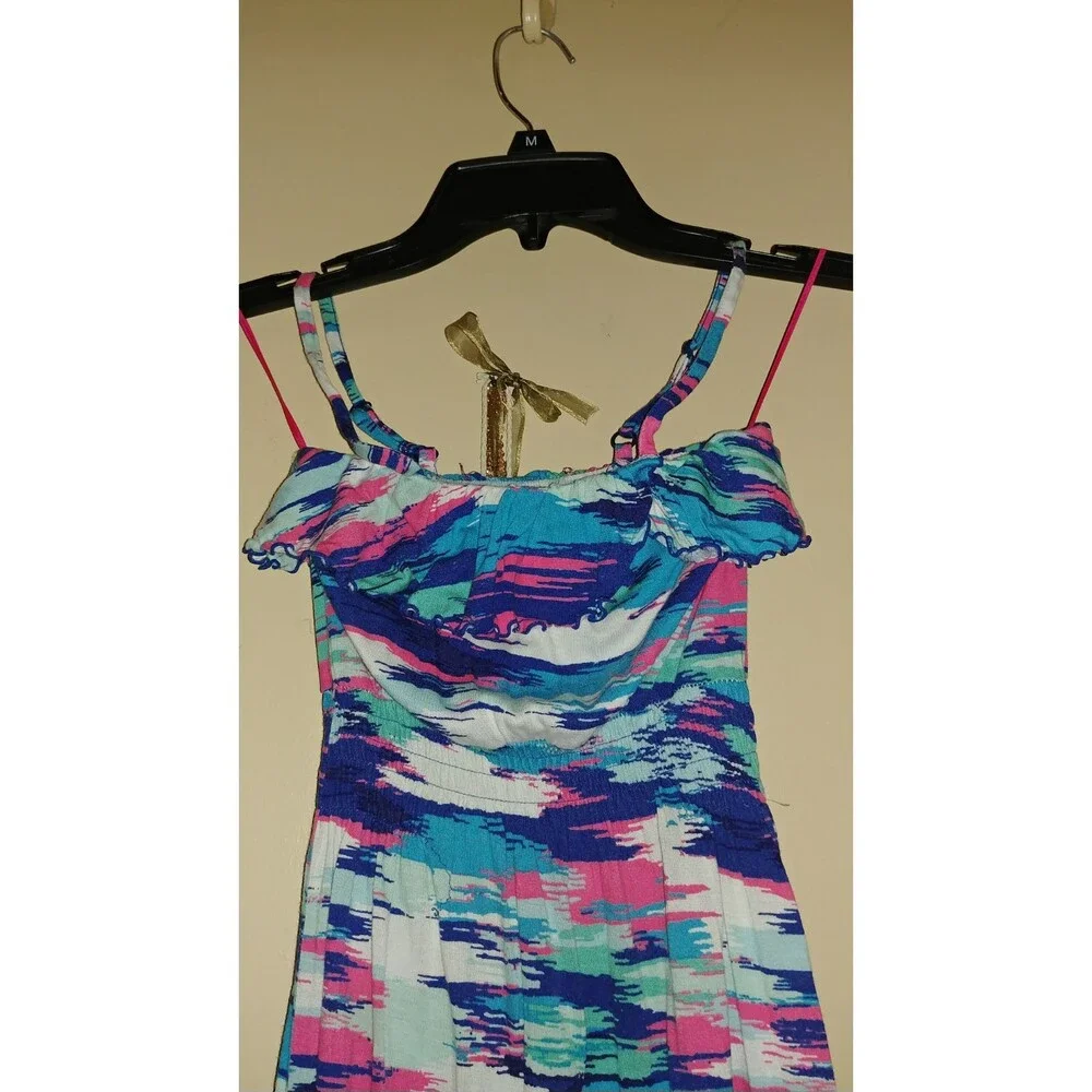 Cute!! 2 girls maxi dressses size 10,